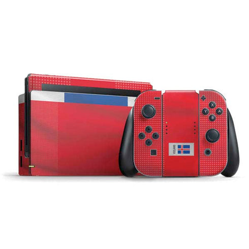 Iceland Soccer Flag Nintendo Skins